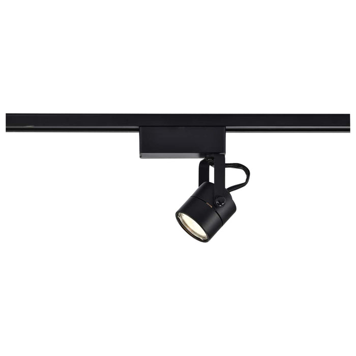 Track Head Nuvo TH235 1 Light - MR16 - 12V Track Head - Round - Black Finish - H-Style Nuvo