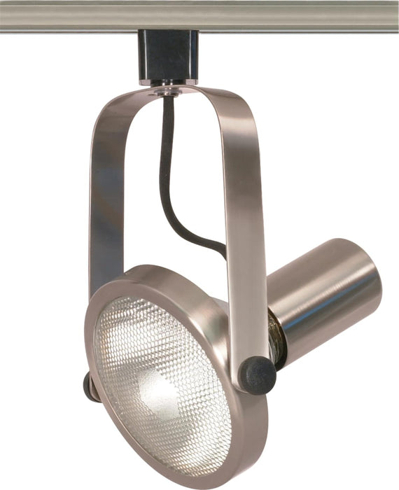 Track Head Nuvo TH302 1 Light - PAR38 - Track Head - Gimbal Ring - Brushed Nickel Finish - H-Style Nuvo