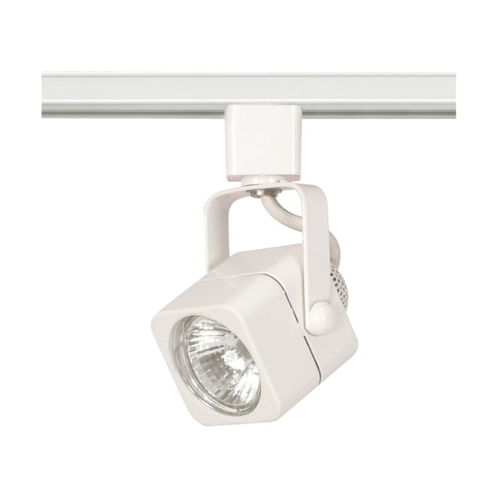 Track Head Nuvo TH312 1 Light - MR16 - 120V Track Head - Square - White Finish - H-Style Nuvo