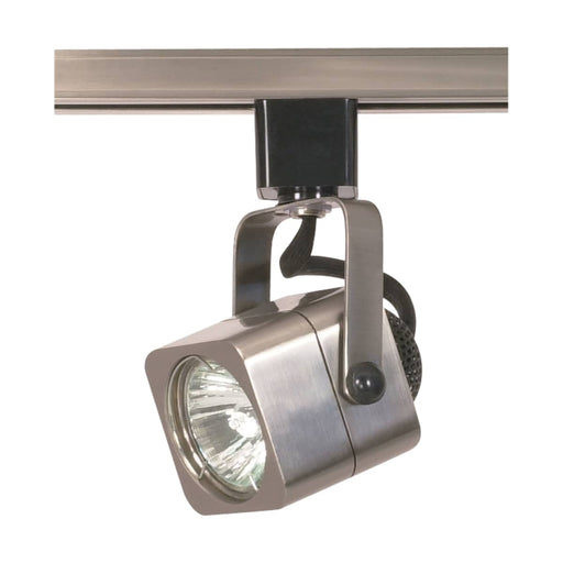 Track Head Nuvo TH314 1 Light - MR16 - 120V Track Head - Square - Brushed Nickel Finish - H-Style Nuvo