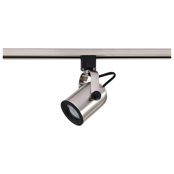 Track Head Nuvo TH317 1 Light - MR16 - 120V Track Head - Round Back - Brushed Nickel Finish - H-Style Nuvo