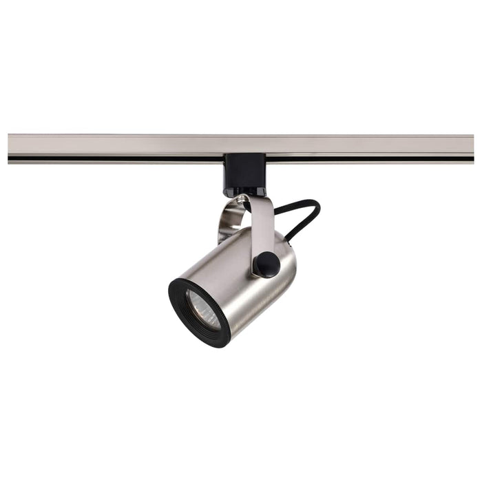 Track Head Nuvo TH317 1 Light - MR16 - 120V Track Head - Round Back - Brushed Nickel Finish - H-Style Nuvo