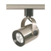Track Head Nuvo TH317 1 Light - MR16 - 120V Track Head - Round Back - Brushed Nickel Finish - H-Style Nuvo