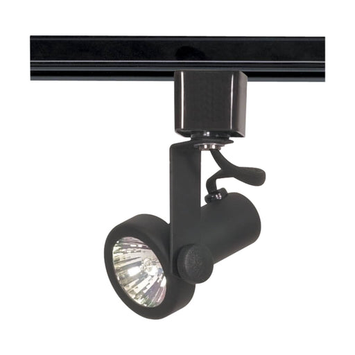 Track Head Nuvo TH322 1 Light - MR16 - 120V Track Head - Gimbal Ring - Black Finish - H-Style Nuvo