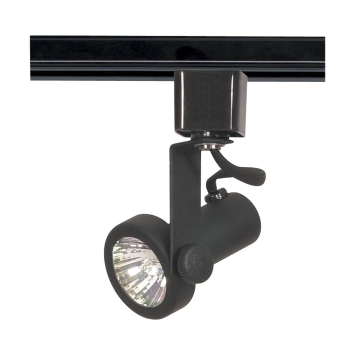 Track Head Nuvo TH322 1 Light - MR16 - 120V Track Head - Gimbal Ring - Black Finish - H-Style Nuvo