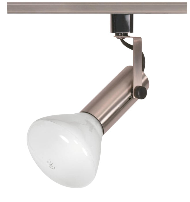 Track Head Nuvo TH324 1 Light - 2" - Track Head - Universal Holder - Brushed Nickel Finish - H-Style Nuvo