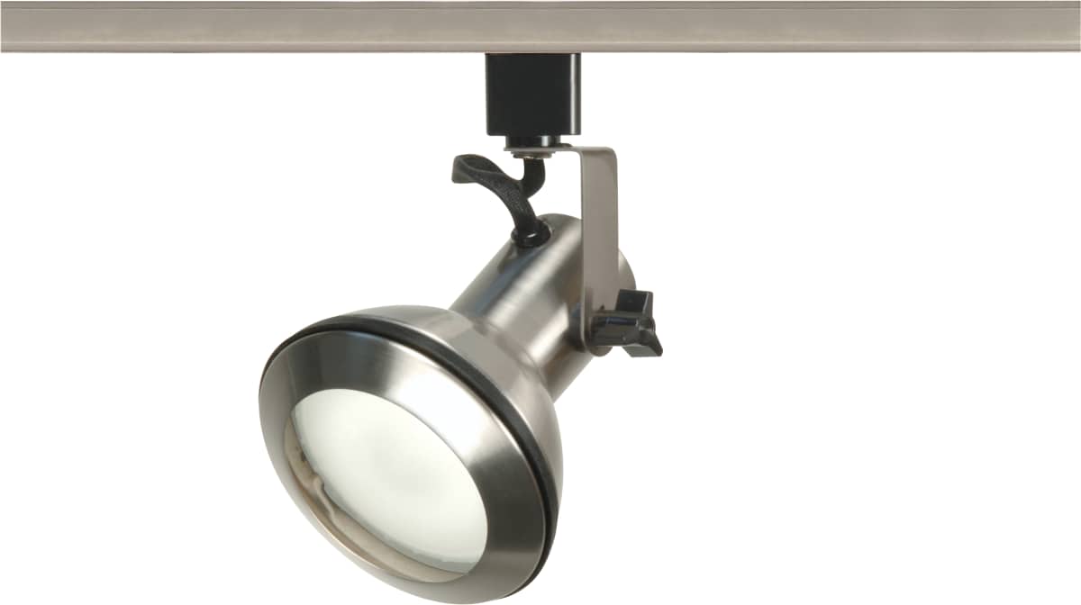 Track Head Nuvo TH331 1 Light - PAR30 (Short Neck) - Track Head - Euro Style - Brushed Nickel Finish - H-Style Nuvo