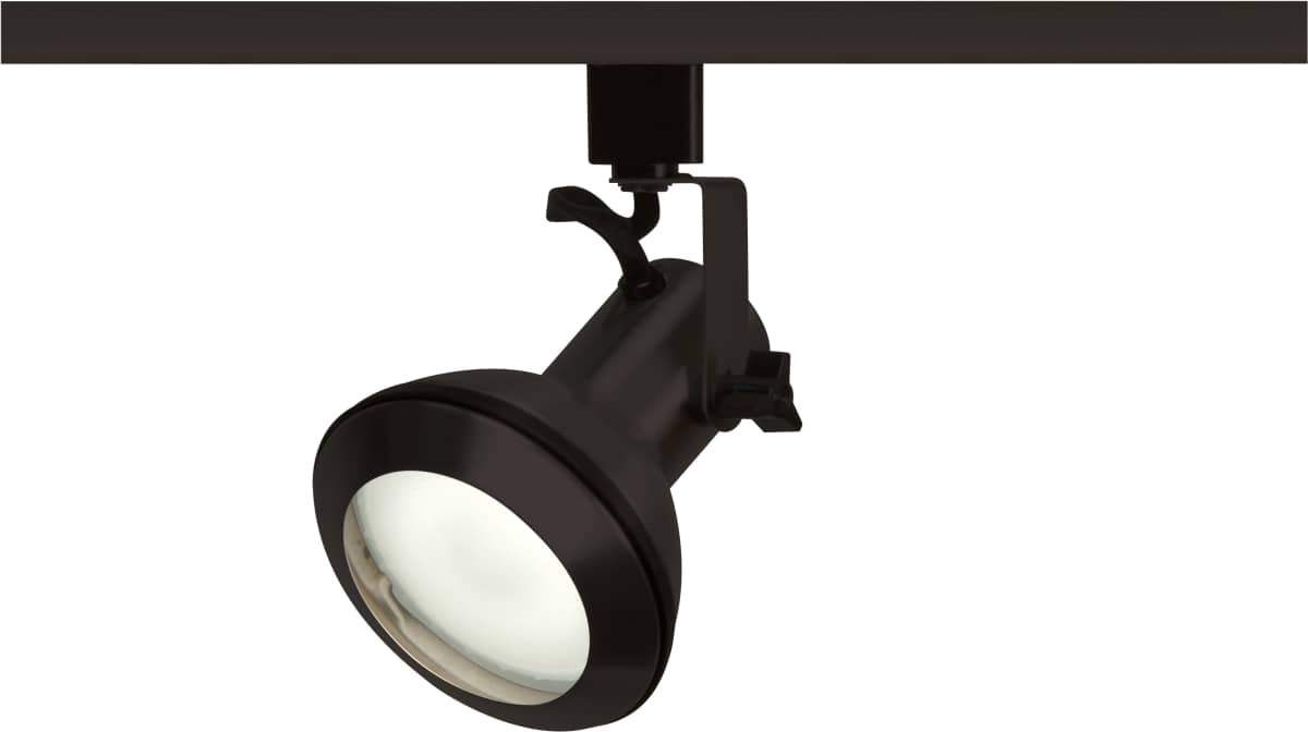 Track Head Nuvo TH333 1 Light - PAR30 (Short Neck) - Track Head - Euro Style - Black Finish - H-Style Nuvo