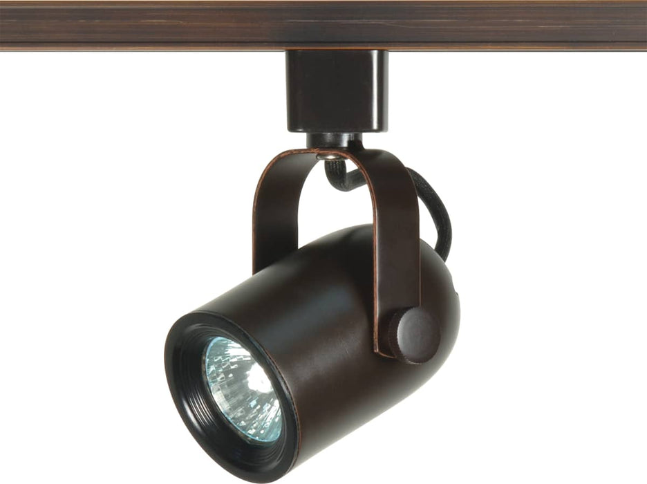 Track Head Nuvo TH351 1 Light - MR16 - 120V Track Head - Round back- Russet Bronze Finish - H-Style Nuvo