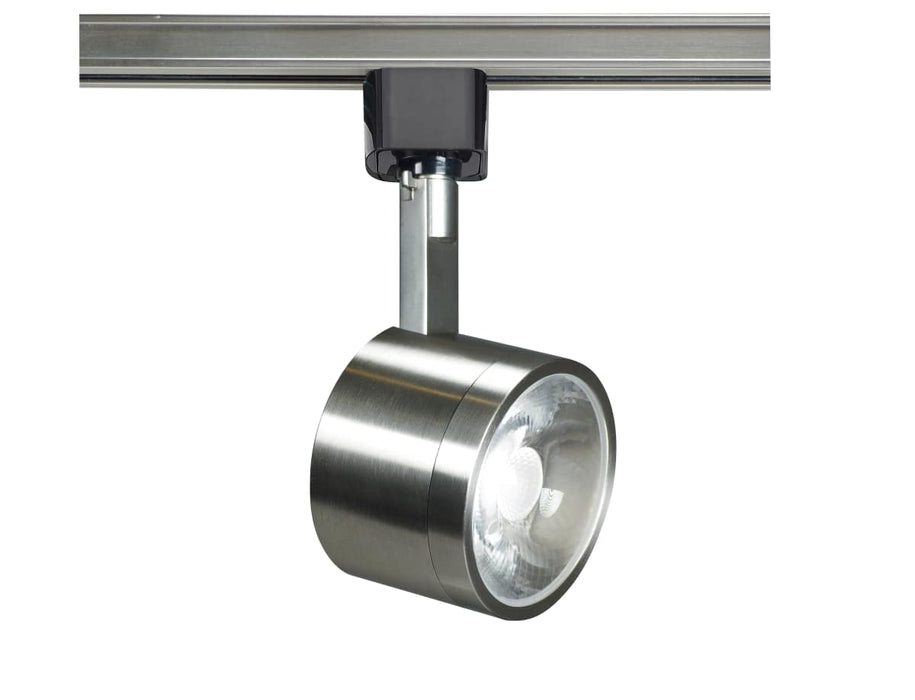 Track Head Nuvo TH407 1 Light - LED - 12W Track Head - Round - Brushed Nickel - 36 Deg. Beam - H-Style Nuvo