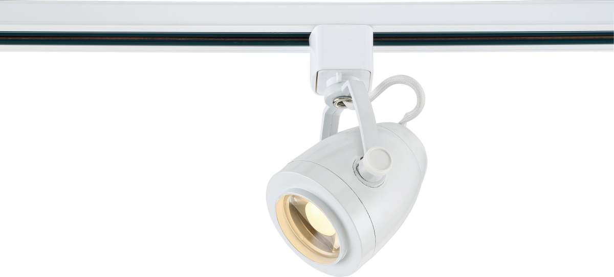 Track Head Nuvo TH413 1 Light - LED - 12W Track Head - Pinch Back - White - 36 Deg. Beam - H-Style Nuvo