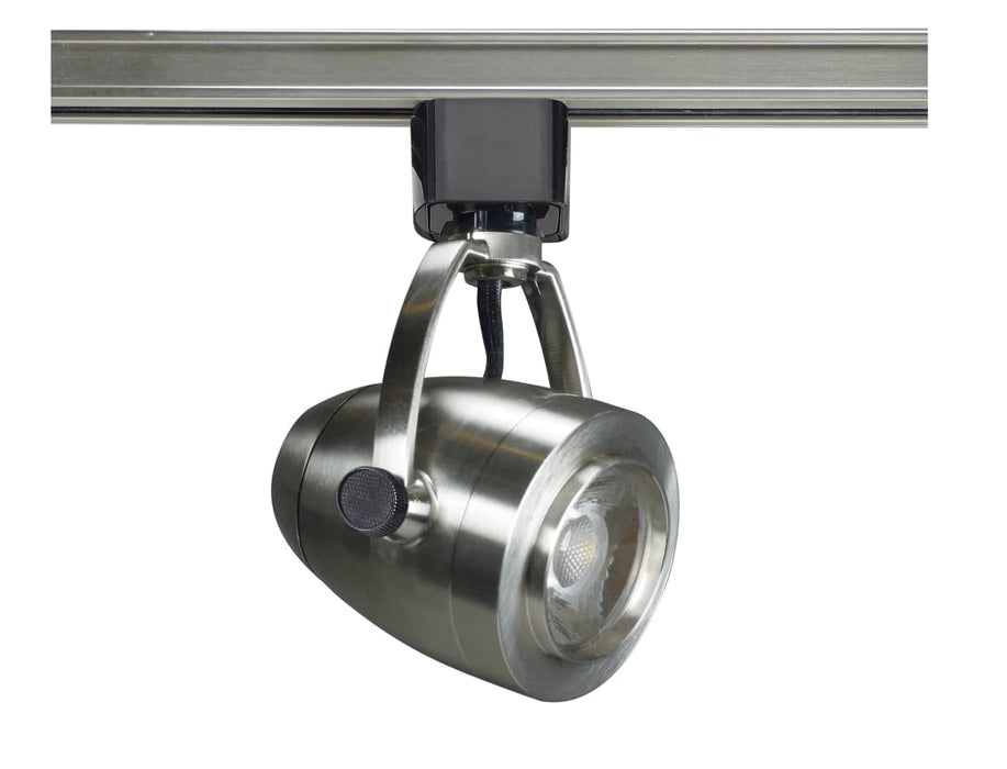 Track Head Nuvo TH417 1 Light - LED - 12W Track Head - Pinch back shape - Brushed Nickel - 36 Deg. Beam - H-Style Nuvo