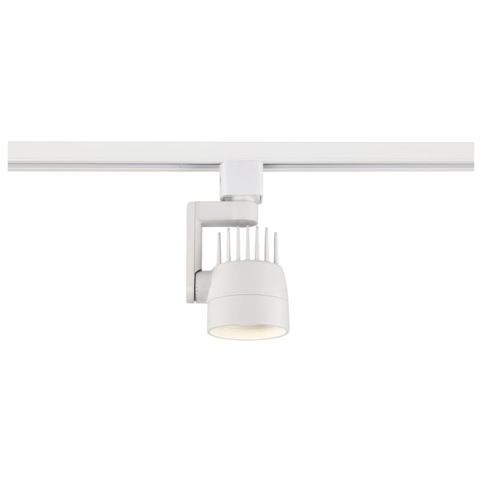 Track Head Nuvo TH423 1 Light - LED - 12W Track Head - Angle Arm - White - 36 Deg. Beam - H-Style Nuvo