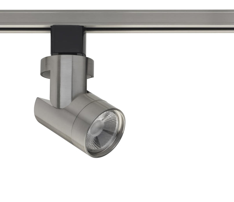 Track Head Nuvo TH437 1 Light - LED - 12W Track Head - Barrel - Brushed Nickel - 36 Deg. Beam - H-Style Nuvo