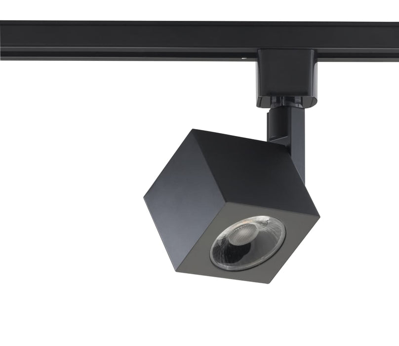 Track Head Nuvo TH462 1 Light - LED - 12W Track Head - Square - Black- 24 Deg. Beam - H-Style Nuvo
