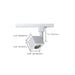 Track Head Nuvo TH463 1 Light - LED - 12W Track Head - Square - White - 36 Deg. Beam - H-Style Nuvo