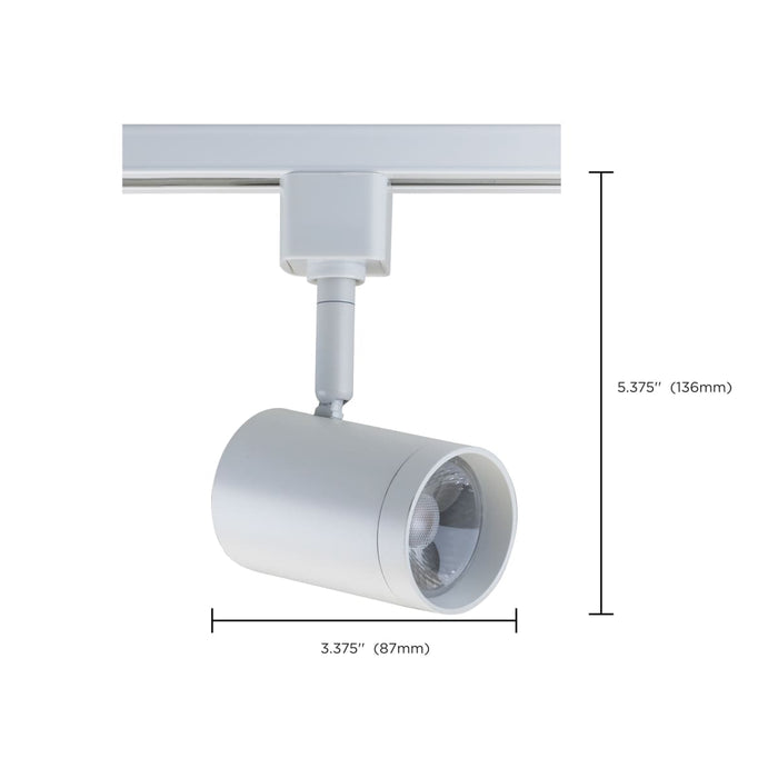 Track Head Nuvo TH473 1 Light - LED - 12W Track Head - Small Cylinder - Matte White - 36 Deg. Beam - H-Style Nuvo