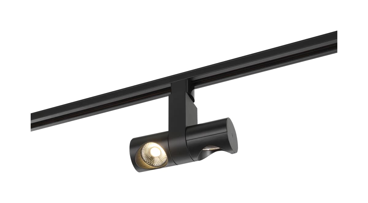 Track Head Nuvo TH481 LED - 24 Watt Track Head - Dual Pipe - Black - 36 deg. Beam Angle - H-Style Nuvo