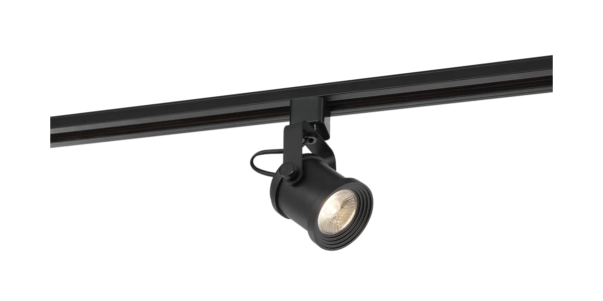 Track Head Nuvo TH488 LED - 12 Watt Forged Track Head - Black - 24 deg. Beam Angle - H-Style Nuvo