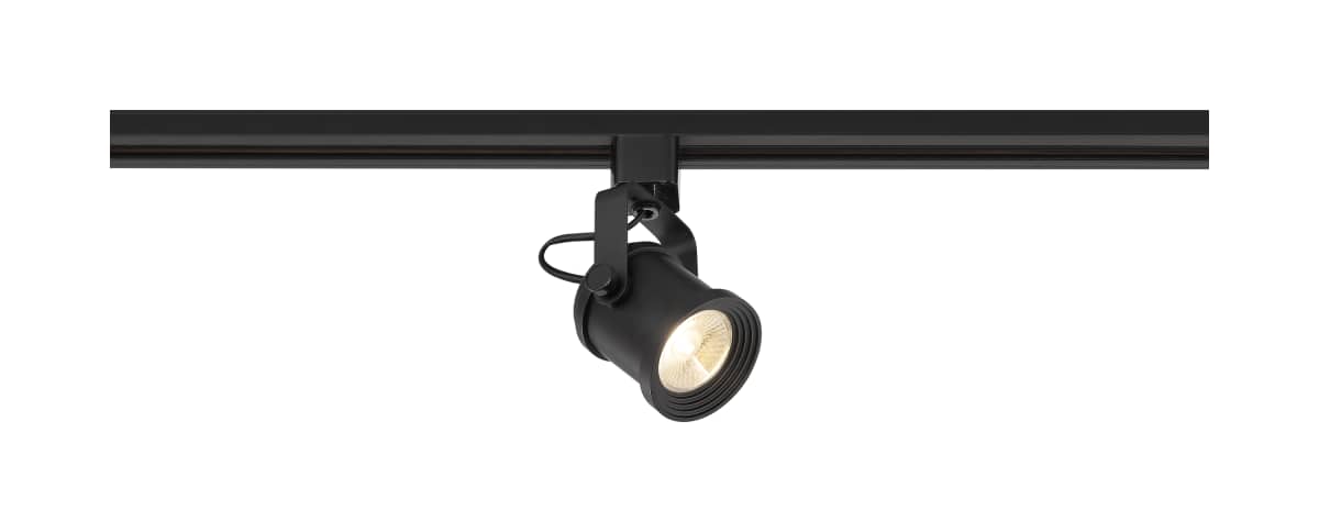 Track Head Nuvo TH488 LED - 12 Watt Forged Track Head - Black - 24 deg. Beam Angle - H-Style Nuvo