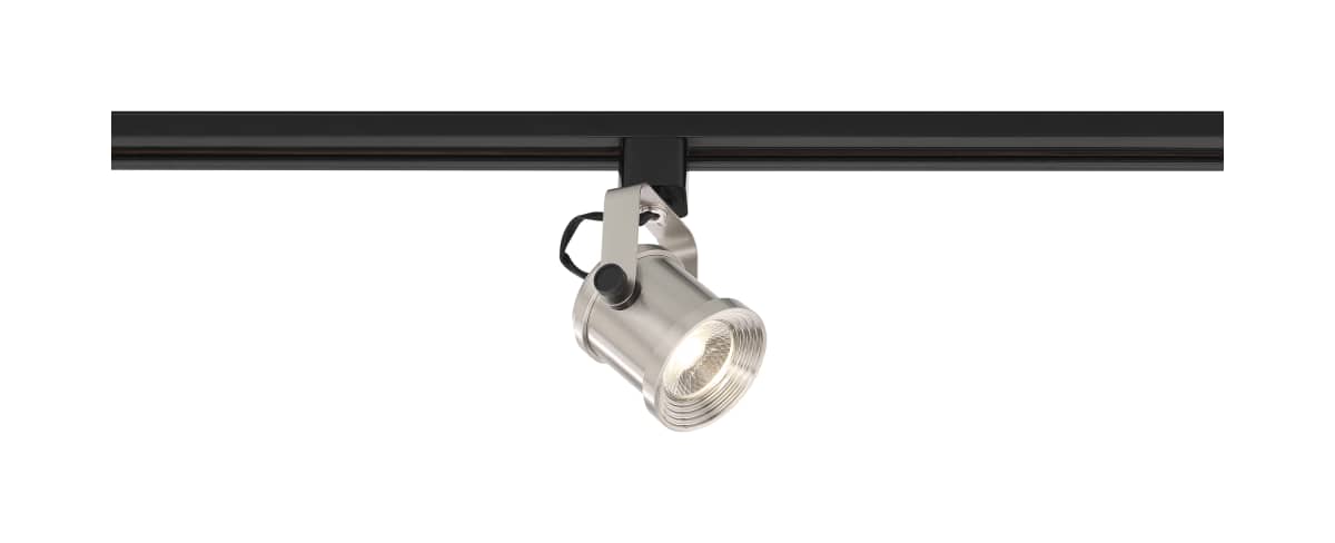 Track Head Nuvo TH492 LED - 12 Watt Forged Track Head - Brushed Nickel - 24 deg. Beam Angle - H-Style Nuvo
