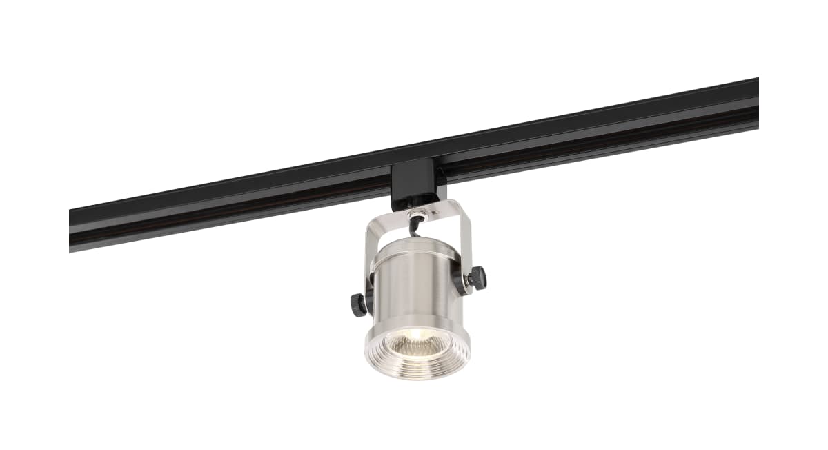Track Head Nuvo TH493 LED - 12 Watt Forged Track Head - Brushed Nickel - 36 deg. Beam Angle - H-Style Nuvo