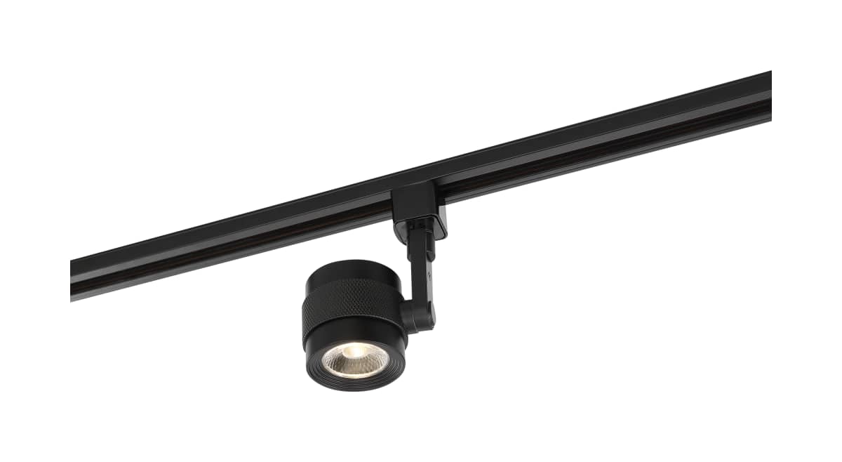 Track Head Nuvo TH495 LED - 12 Watt Piston Track Head - Black - 36 deg. Beam Angle - H-Style Nuvo
