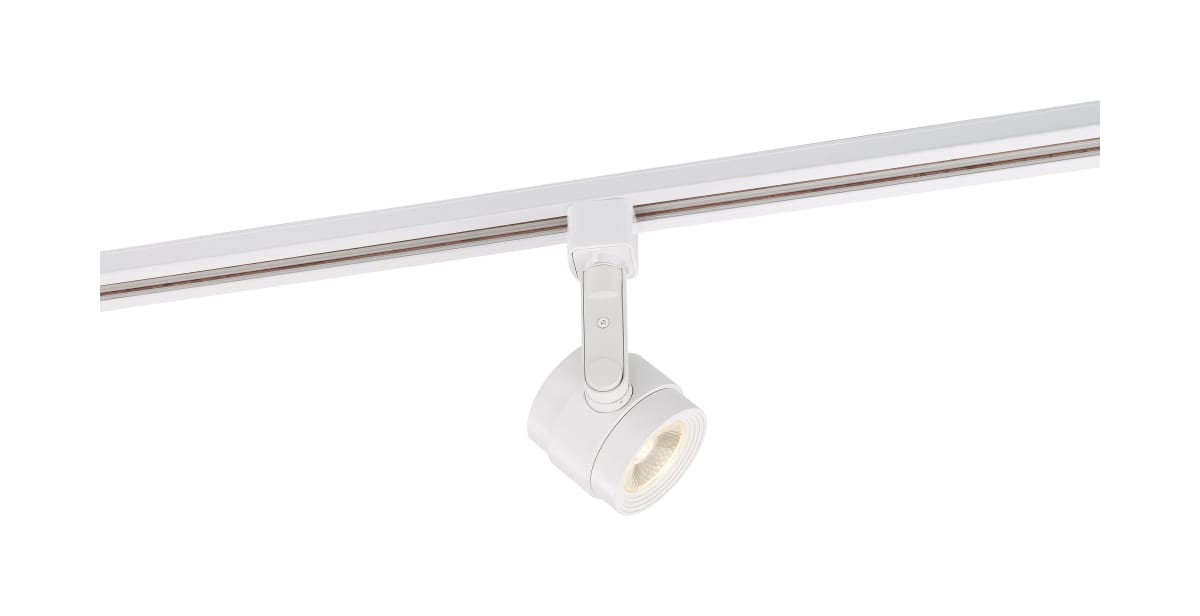 Track Head Nuvo TH496 LED - 12 Watt Piston Track Head - White - 24 deg. Beam Angle - H-Style Nuvo