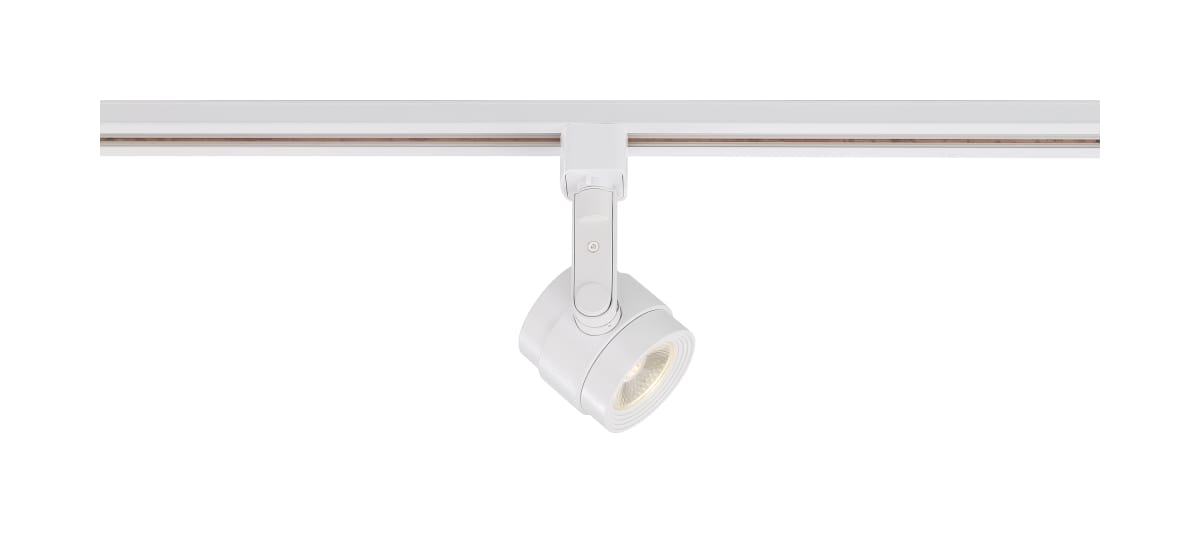 Track Head Nuvo TH496 LED - 12 Watt Piston Track Head - White - 24 deg. Beam Angle - H-Style Nuvo