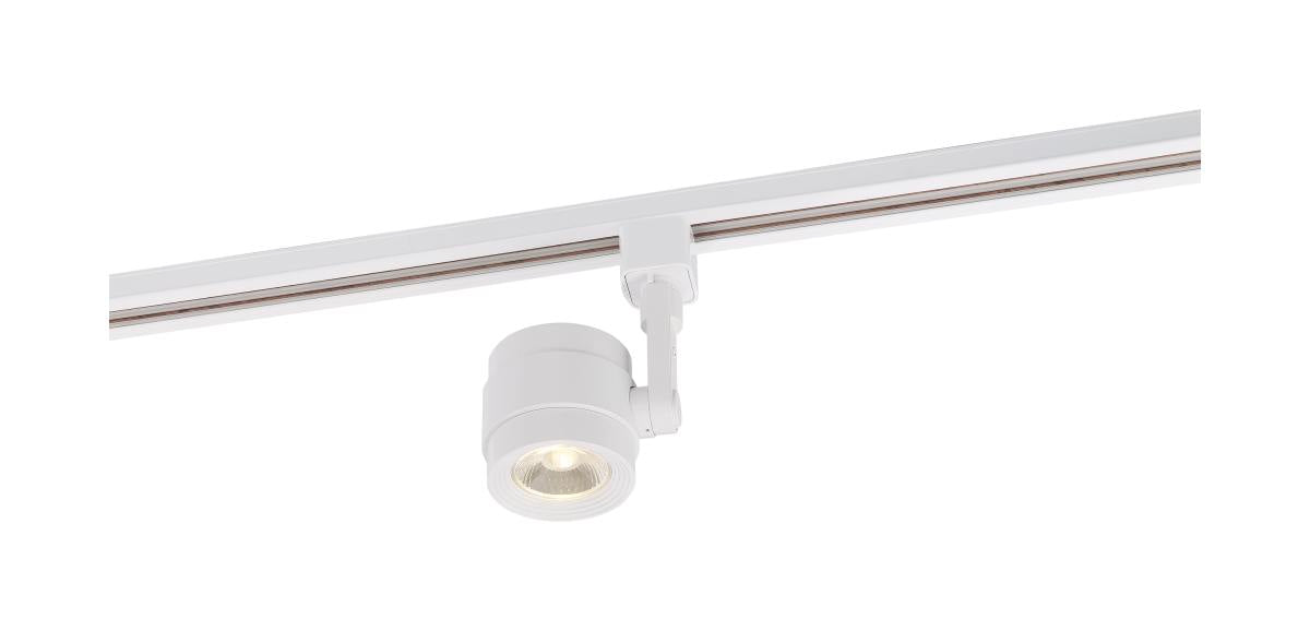 Track Head Nuvo TH497 LED - 12 Watt Piston Track Head - White - 36 deg. Beam Angle - H-Style Nuvo