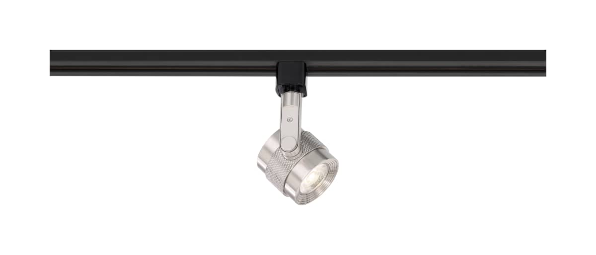 Track Head Nuvo TH498 LED - 12 Watt Piston Track Head - Brushed Nickel - 24 deg. Beam Angle - H-Style Nuvo