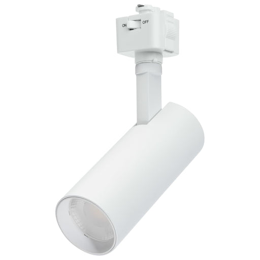 Track Head Nuvo TH5001 10 Watt LED Track Head - 36 Degree Beam Spread - J-Style Track - 5 CCT Selectable - Matte White Finish - J-Style Nuvo
