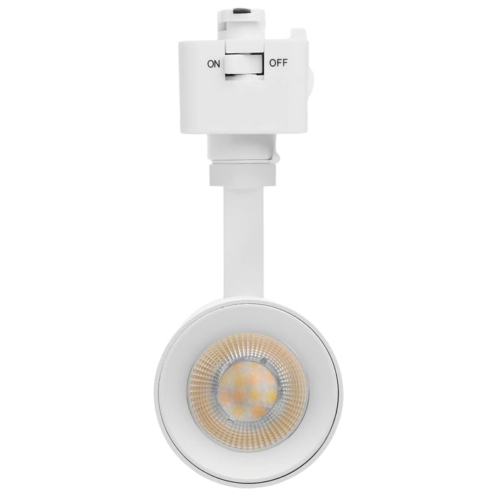Track Head Nuvo TH5003 10 Watt LED Track Head - 48 Degree Beam Spread - J-Style Track - 5 CCT Selectable - Matte White Finish - J-Style Nuvo