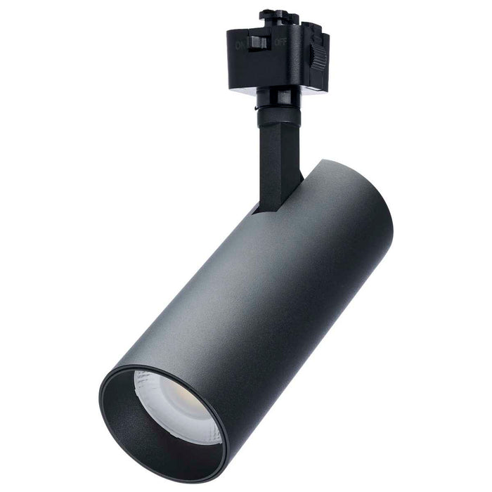 Track Head Nuvo TH5012 20 Watt LED Track Head - 36 Degree Beam Spread - J-Style Track - 5 CCT Selectable - Matte Black Finish - J-Style Nuvo