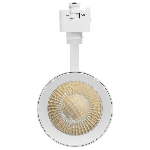 Track Head Nuvo TH5021 30 Watt LED Track Head - 36 Degree Beam Spread - J-Style Track - 5 CCT Selectable - Matte White Finish - J-Style Nuvo