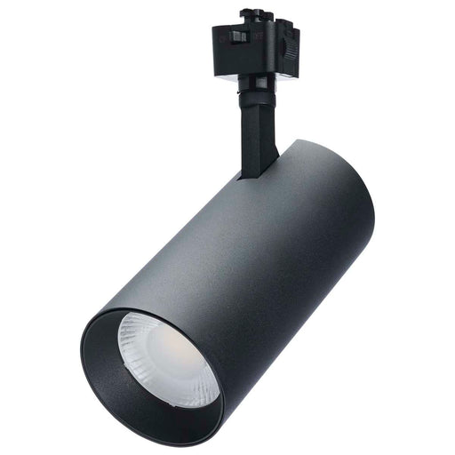 Track Head Nuvo TH5022 30 Watt LED Track Head - 36 Degree Beam Spread - J-Style Track - 5 CCT Selectable - Matte Black Finish - J-Style Nuvo