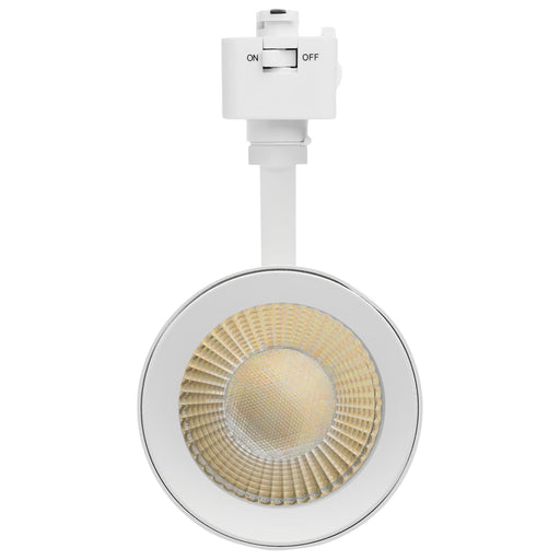 Track Head Nuvo TH5023 30 Watt LED Track Head - 48 Degree Beam Spread - J-Style Track - 5 CCT Selectable - Matte White Finish - J-Style Nuvo
