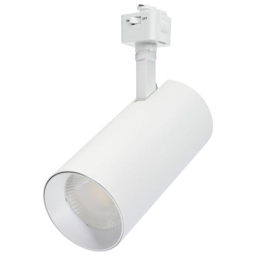 Track Head Nuvo TH5023 30 Watt LED Track Head - 48 Degree Beam Spread - J-Style Track - 5 CCT Selectable - Matte White Finish - J-Style Nuvo