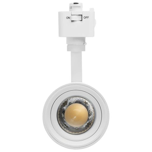 Track Head Nuvo TH5031 15 Watt LED Track Head - J-Style - 20 to 50 Degree Adjustable Beam Spread - CCT Selectable - Matte White Finish - J-Style Nuvo