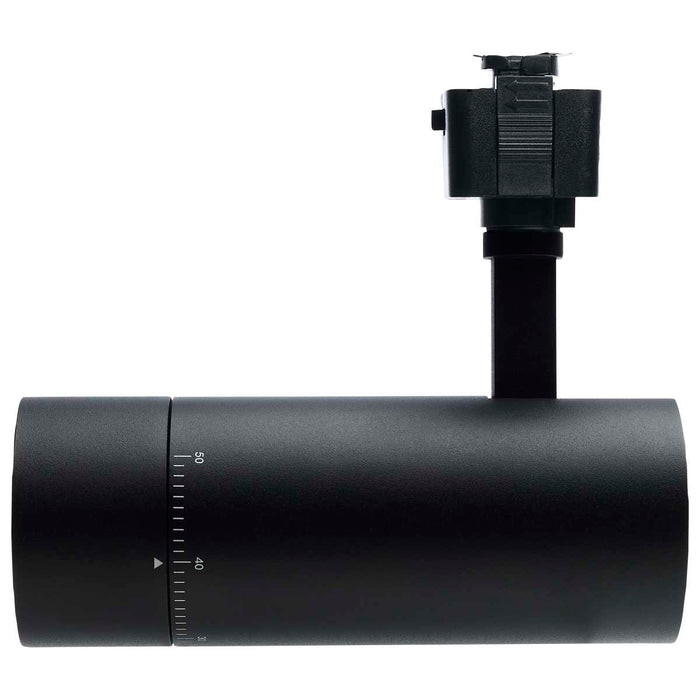 Track Head Nuvo TH5032 15 Watt LED Track Head - J-Style - 20 to 50 Degree Adjustable Beam Spread - CCT Selectable - Matte Black Finish - J-Style Nuvo