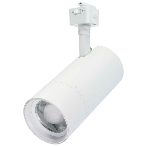 Track Head Nuvo TH5041 30 Watt LED Track Head - J-Style - 20 to 50 Degree Adjustable Beam Spread - CCT Selectable - Matte White Finish - J-Style Nuvo