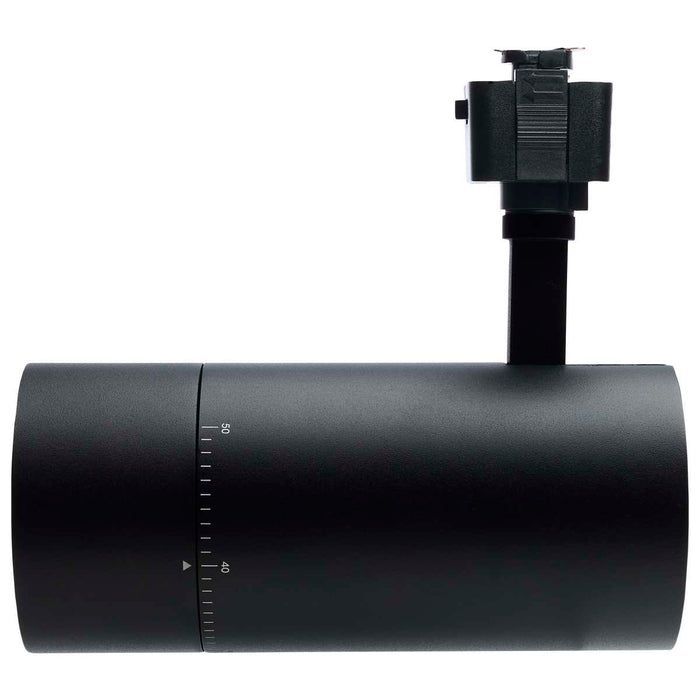 Track Head Nuvo TH5042 30 Watt LED Track Head - J-Style - 20 to 50 Degree Adjustable Beam Spread - CCT Selectable - Matte Black Finish - J-Style Nuvo
