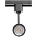 Track Head Nuvo TH602 10 Watt - LED Commercial Track Head - Black - Cylinder - 24 Degree Beam Angle - H-Style Nuvo