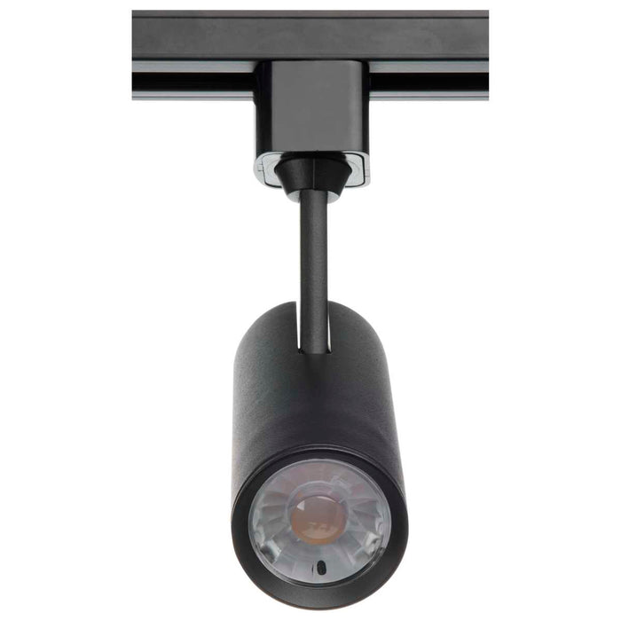 Track Head Nuvo TH604 10 Watt - LED Commercial Track Head - Black - Cylinder - 36 Degree Beam Angle - H-Style Nuvo
