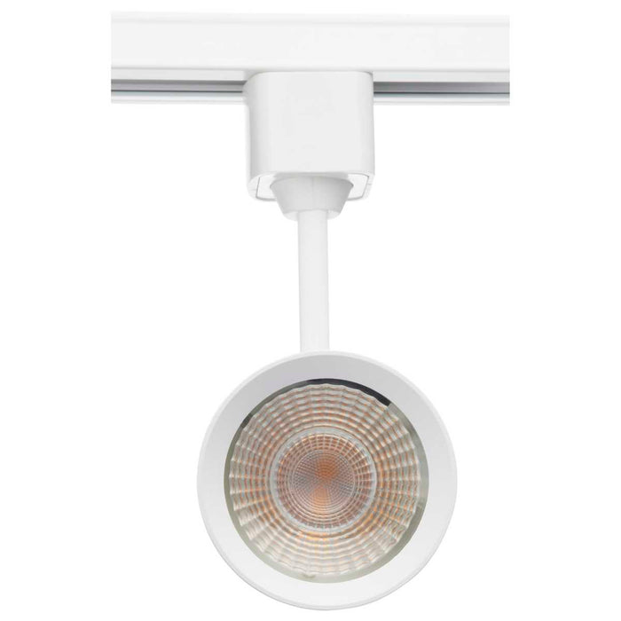 Track Head Nuvo TH611 20 Watt - LED Commercial Track Head - White - Cylinder - 24 Degree Beam Angle - H-Style Nuvo