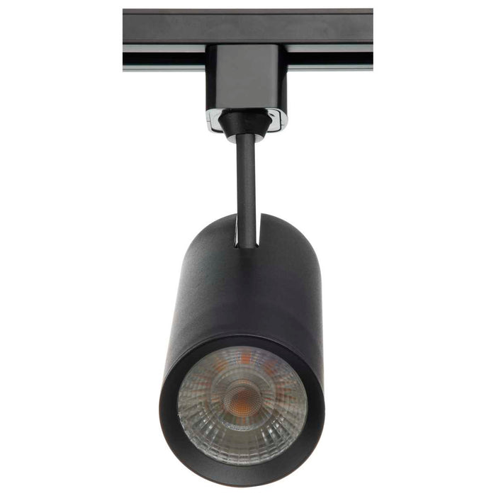 Track Head Nuvo TH612 20 Watt - LED Commercial Track Head - Black - Cylinder - 24 Degree Beam Angle - H-Style Nuvo