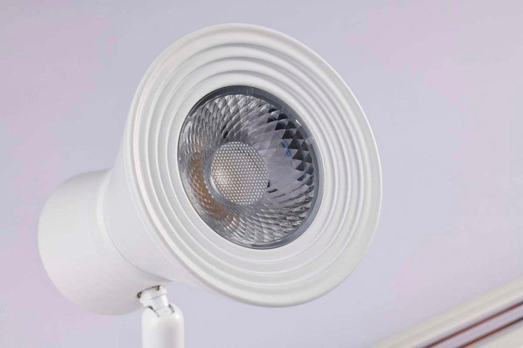 Track Head Nuvo TH632 12 Watt LED Cinch Track Head - 3000K - Matte White Finish - H-Style Nuvo
