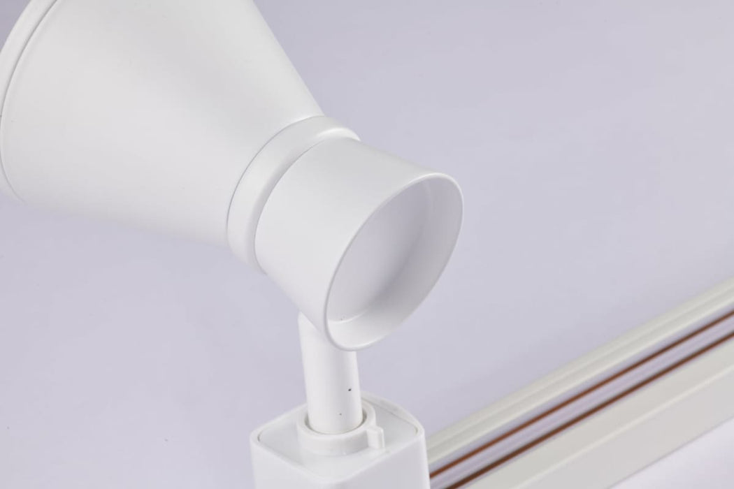 Track Head Nuvo TH632 12 Watt LED Cinch Track Head - 3000K - Matte White Finish - H-Style Nuvo