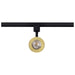 Track Head Nuvo TH633 12 Watt LED Cinch Track Head - 3000K - Matte Black and Brushed Brass Finish - H-Style Nuvo