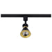 Track Head Nuvo TH633 12 Watt LED Cinch Track Head - 3000K - Matte Black and Brushed Brass Finish - H-Style Nuvo